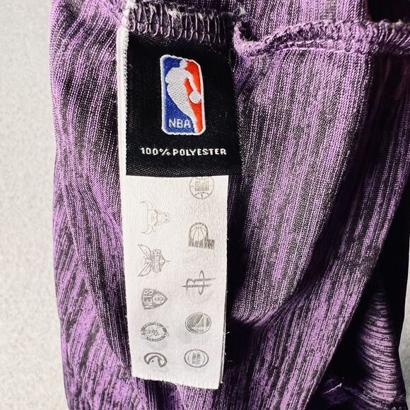 Los Angeles Lakers Shirt Purple NBA Short Sleeve Tee Basketball Game Team - Picture 12 of 13